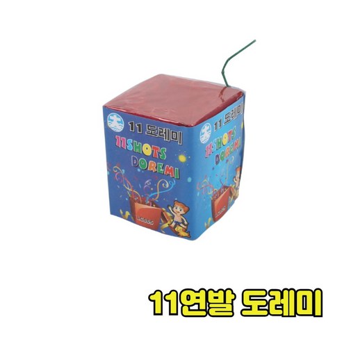 불꽃놀이 폭죽 로망캔들 연발 묶음, 1세트, 11연발 도레미 3개