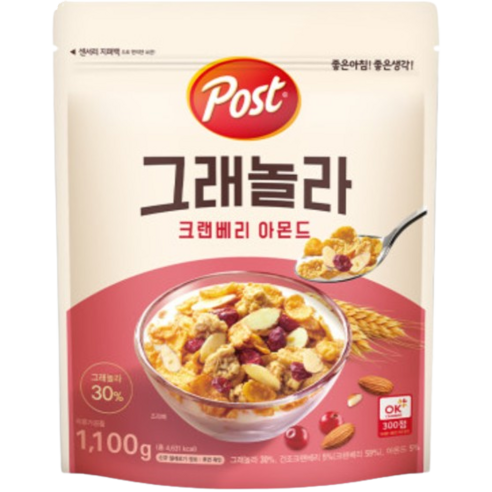 포스트 그래놀라 크랜베리 아몬드