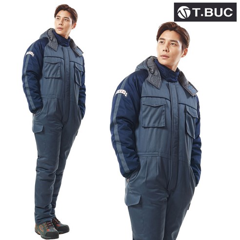 티뷰크 겨울 스즈끼복 TB-761 그레이 M~4XL 정비복 오토바이 방한복 동계 작업복 스즈끼 복 정전기방지, 1개