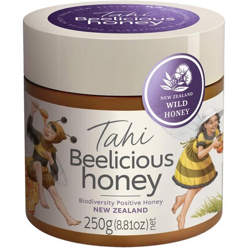 Tahi Beelicious 뉴질랜드 마누카 꿀 250g, 1개