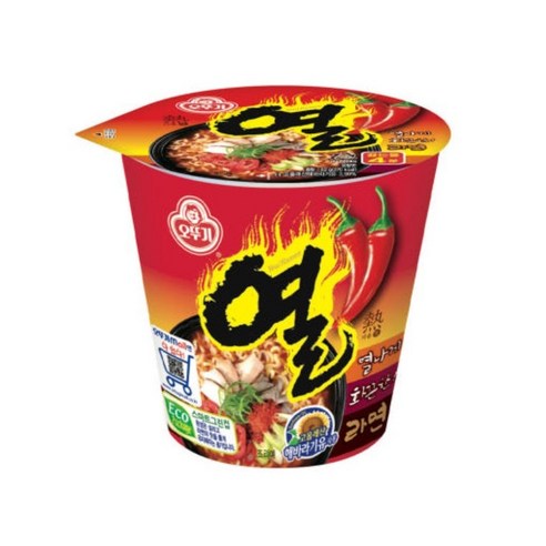 오뚜기 열라면 소컵라면, 5개