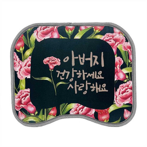 berryston 카네이션 레터링 그래핀 방석 어버이날 스승의날 부모님선물
