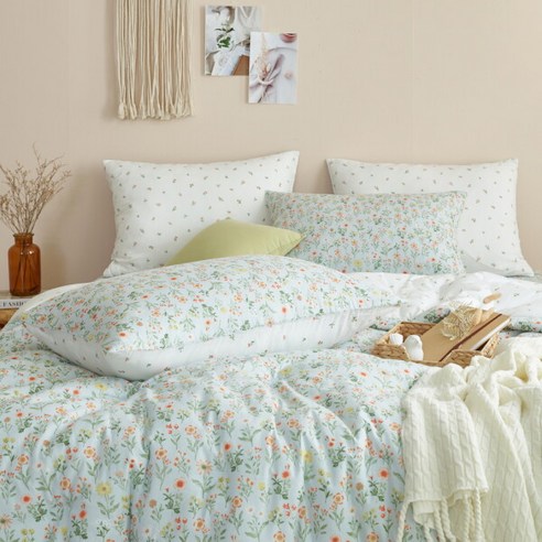 산뜻한 민트, 부드러운 아사면으로 완성하는 꿈결같은 휴식