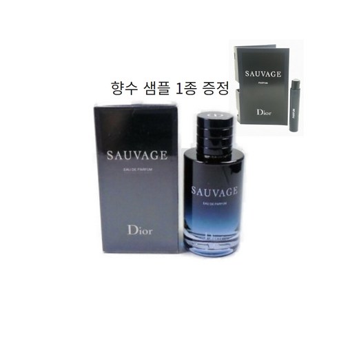 디올 소바쥬 오 드 뚜왈렛+향수샘플 1종 증정, 60ml