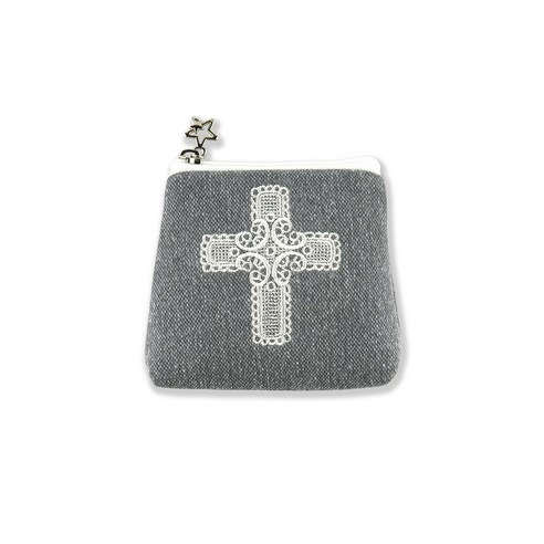 당신의 묵주를 위한 특별한 공간, 글라라미사보 레이스 십자가 묵주주머니