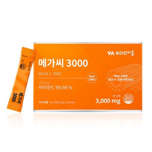 비타민마을 메가씨 3000 비타민C, 1박스, 2개