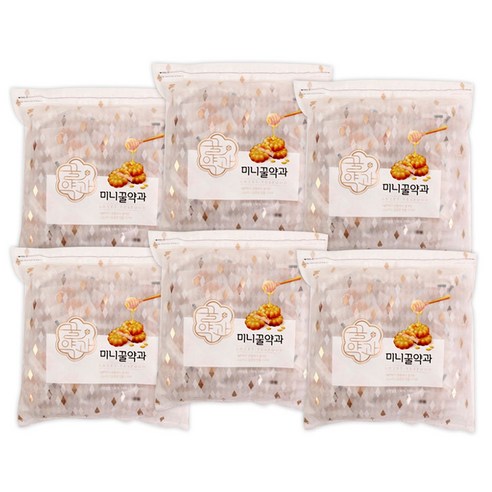 삼립 미니꿀약과 1kg x 6개