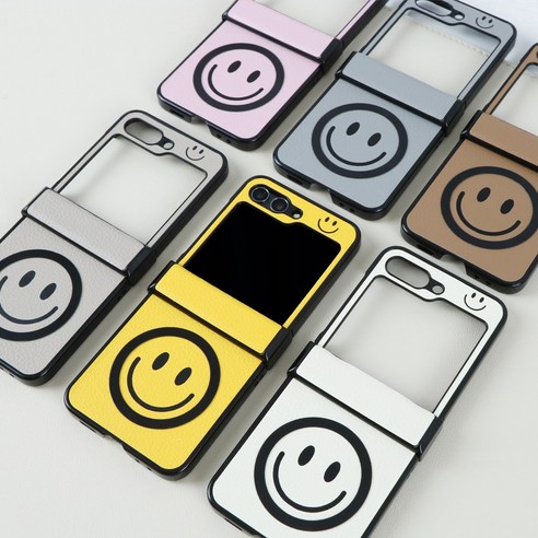 갤럭시 Z플립을 위한 세련되고 보호적인 스마일 맥세이프 케이스