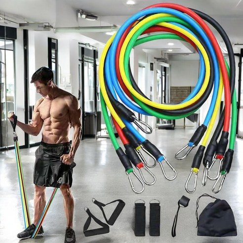 앞날앤 홈트 헬스 근력 운동 멀티 고탄력 튜빙 밴드