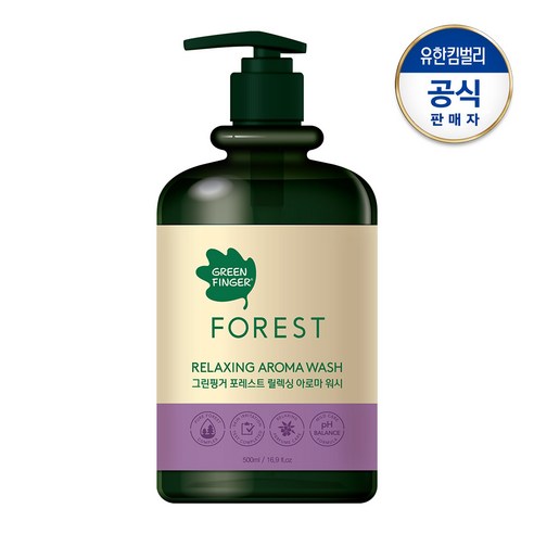 그린핑거 포레스트 릴랙싱 아로마 워시 플로럴향, 500ml, 1개