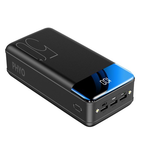 PHYO 고속충전 대용량 보조배터리 50000mAh 멀티단자 – 화이트