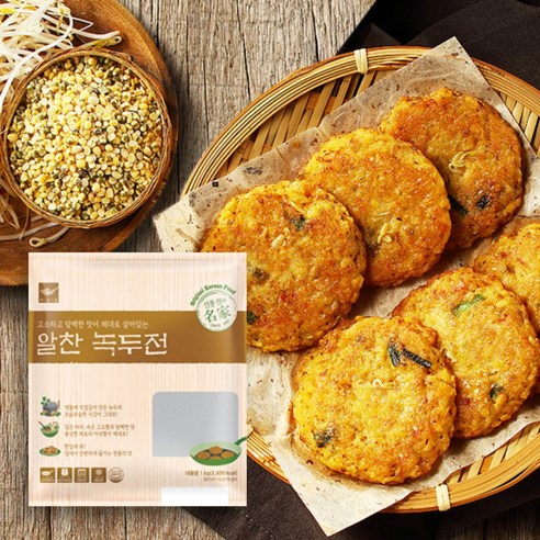 사옹원 알찬 녹두전 /혼술 안주 반찬 명절 제사 음식, 1개, 1000g