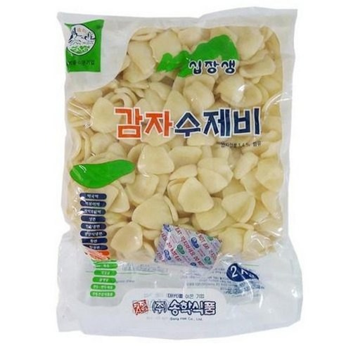 송학식품 십장생 감자수제비, 2kg, 4개