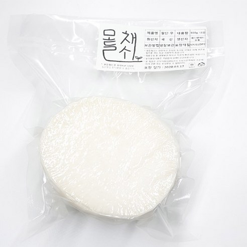 모들채소 국산 절단 무 500g 1팩, 1개