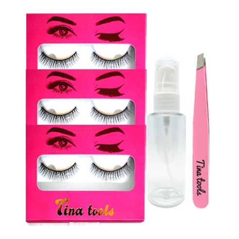 티나툴스 포토샷 아이래쉬 쌍꺼풀 테이프 속눈썹 데일리샷3개+공병+집게, 1개