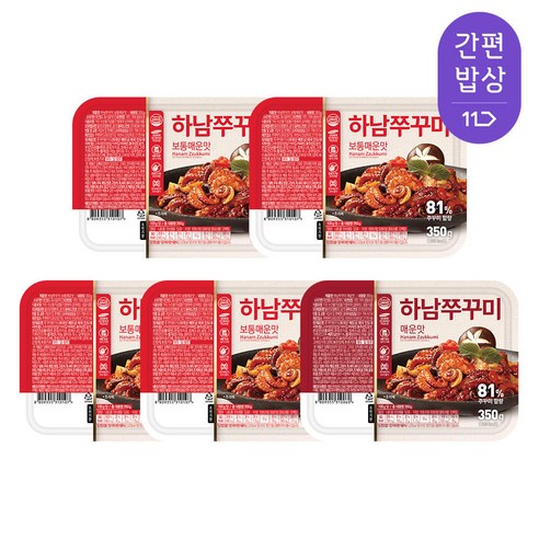 하남쭈꾸미 보통매운맛 350g 2개 + 매운맛 3개, 보통매운맛 350g 4개+매운맛 350g 1개