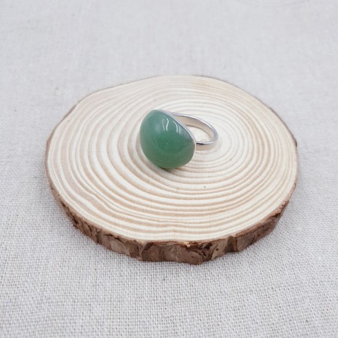 [라비올렛] K721 우아한 여성스러운 기품있는 고급스런 프리사이즈 한복반지 옥반지