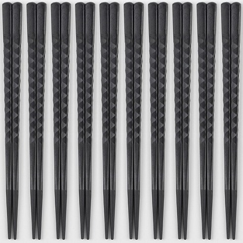 신우와이즈 사각 귀갑무늬 가정용 업소용 저분 240mm 10벌, 1세트, 24cm(10벌), 검정