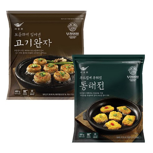 사옹원 고기완자+동태전, 780g, 1세트 녹두전 사옹원 고기완자+동태전, 780g, 1세트 녹두전