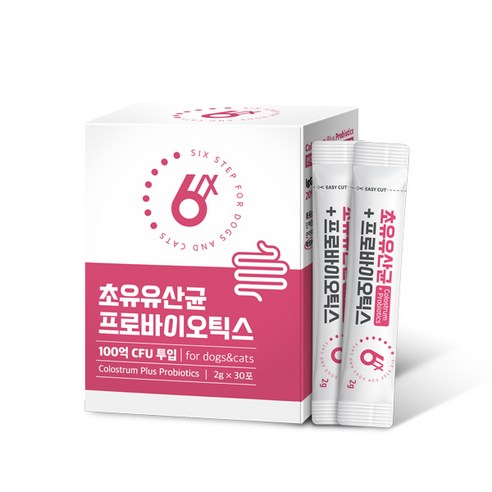 식스스텝 초유 유산균 (장+면역 영양제), 장건강/유산균, 1개