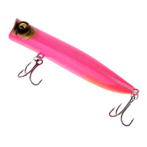 톱베이스베이스 Crankbaits베이스 낚시 Bass Minnow Popper Walleye 용 낚시 유혹, 10g, 핑크, 플라스틱