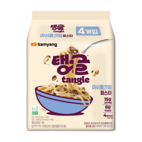 삼양 탱글 머쉬룸크림파스타 105g