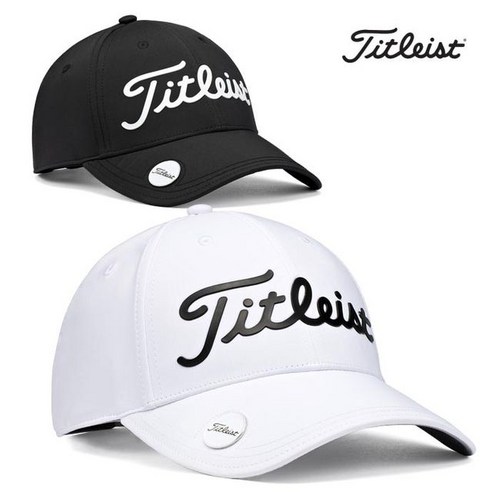 타이틀리스트 타이틀리스트 우먼스 퍼포먼스 볼마커 골프모자 TH22AWPBMK, 화이트블랙