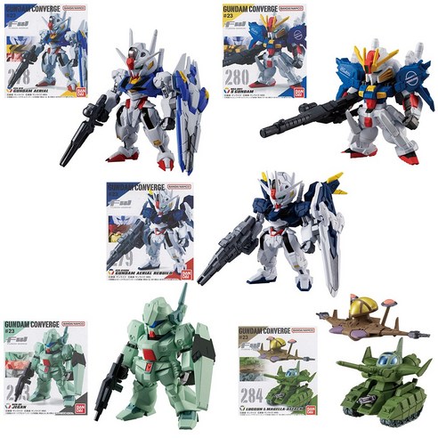 FW 건담 컨버지 5종 미니 피규어, 액션 피규어의 진수를 경험하다