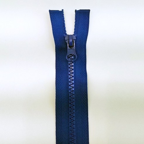 24인치 60cm 5호 비슬론 점퍼지퍼, 1세트, 파랑색