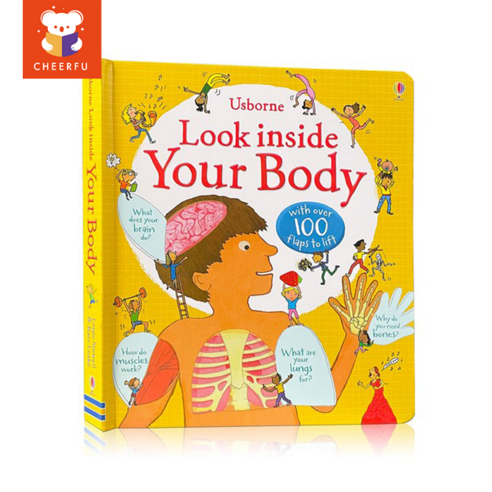 Usborne 플랩북 Look Inside Trains Food 어린이 영어 그림책, Your Body