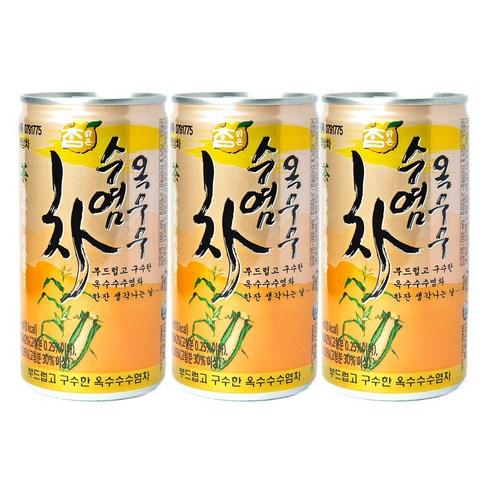 참맑은 옥수수수염차 175ml 90캔, 90개