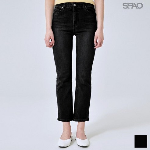 스파오 데일리지 9부 쿨 부츠컷진_SPTJA25G61-T 스파오청바지