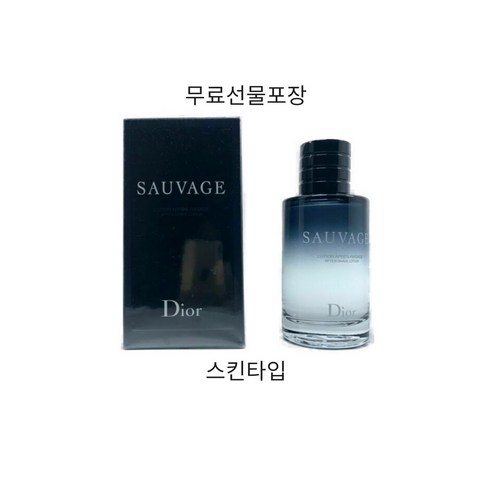 디올 소바쥬 애프터 쉐이브 로션(스킨) 100ml 무료선물포장(쇼핑백포함), 1개