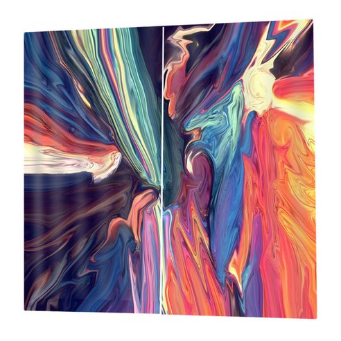 디지털 인쇄 3D 창 커튼 드레이프 2 패널 150x166cm 사진 배경막, I, 설명