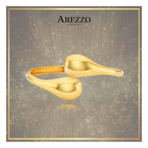 [아레쪼] 14K 골드 더블 볼륨 티어 팔찌 합장주