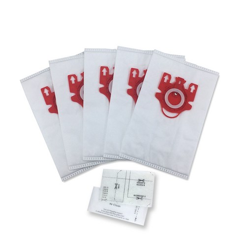 Miele FJM C2 C1 S300I-S399 S500-S578 S700-S758 S4000-S4999 S6000-S6999 용 진공 청소기 먼지 봉투 필터 청소 액세서리, 빨강 하양, 01 Red