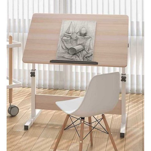 창의적 영감을 불어넣는 공간, 디자이너 책상 이젤 리프팅 드로잉테이블 받침대 미술 작업대 테이블 미술책상