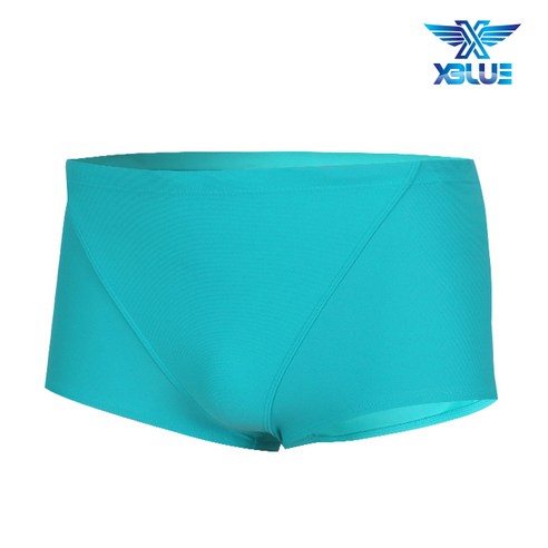 XBL-3100 TMS 솔리드 더민트 엑스블루 XBLUE 탄탄이 숏사각 수영복-C