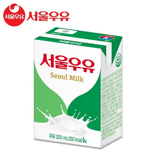 서울우유 멸균 흰우유, 200ml, 24팩