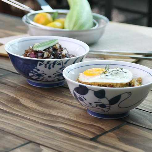 사랑스러운 디자인과 안전한 소재의 이로도리 블루네코 키즈 면기로 아이의 식사 시간을 행복하게!