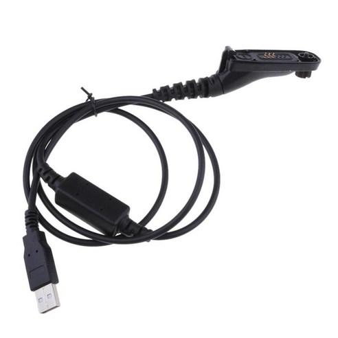 Motorola Radios DGP4150 DP4400 APX7000 XPR6380 용 USB 프로그래밍 케이블, 블랙, 설명, 설명