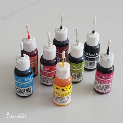 스윗핸즈 셰프마스터 색소 노즐 & 캡 세트로 똥손도 금손 데코레이션!