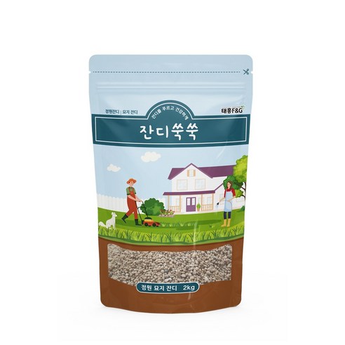 트리맘 잔디쑥쑥 2kg - 복합비료 잔디영양제, 1개, 2000g