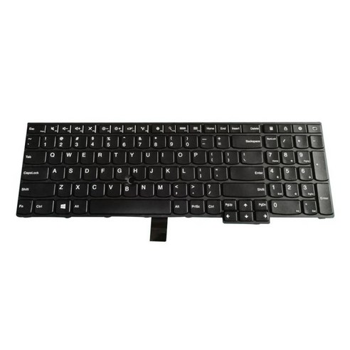 Thinkpad E555 E550 E560 시리즈 블랙용 새로운 교체용 미국 키보드, 블랙, {"사이즈":"380x240x10mm"}, {"수건소재":"플라스틱"}