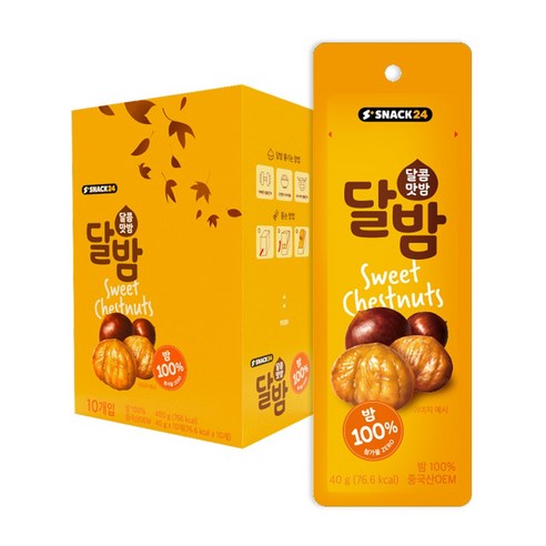 에잇 건강간식 달콤맛밤 달밤 1개입
