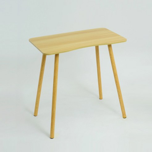 GSTUFF 간이테이블 1인용 식탁, 70cm, 브라운
