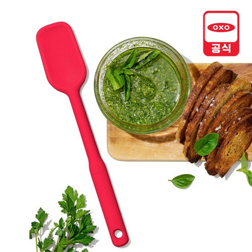 옥소 굿그립 실리콘 스푼 스파츌라, 레드, 1개