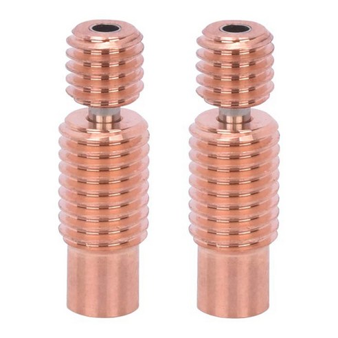 Retemporel 2개 바이메탈 더위 E3D V6용 히트 브레이크 Prusa I3 MK3 Break 1.75mm(나사형)용 HOTEND 히터 블록, 보여진 바와 같이