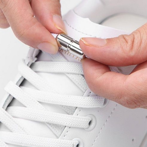 매듭없는 신발끈 클립으로 편안한 운동화 착용 경험