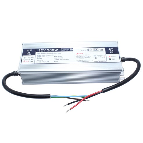 SMPS LED안정기 DC 12V, 1개, 방수 SMPS150W